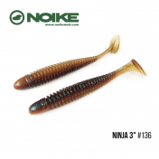 Приманка Noike NINJA 3" (9шт) #136 Cinnamon blue back