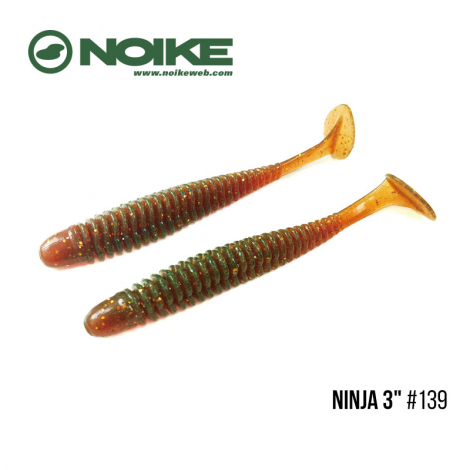Приманка Noike NINJA 3" (9шт) #139 Motoroil Gold Приманка Noike NINJA 3" (9шт) #139 Motoroil Gold