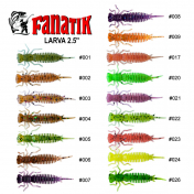 Приманка Фанатик Larva 2,5" 002