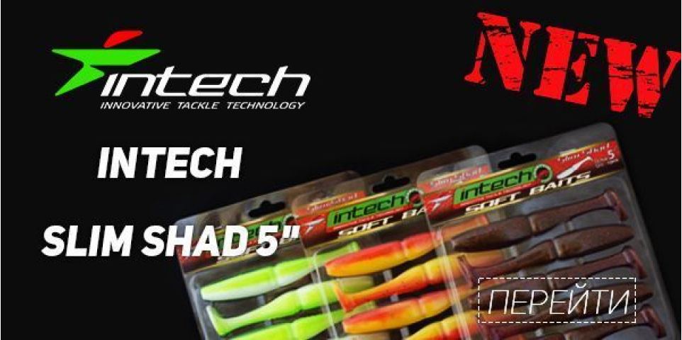 Приманка Intech Slim Shad 5