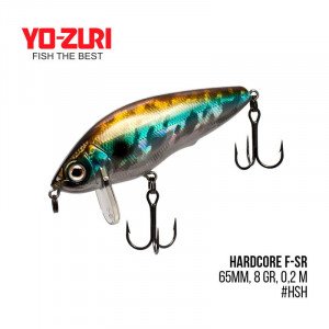 Воблер Yo-Zuri Hardcore F-SR (65mm, 8 gr, 0,2 m) - магазин Fishingstock