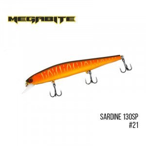 Воблер Megabite  Sardine 130SP (130 mm, 19.7 g, 1.8 m) - магазин Fishingstock