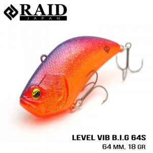 Воблер Raid Level Vib B.I.G. (64mm, 18g) - магазин Fishingstock