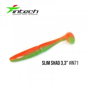 Приманка Intech Slim Shad 3,3"(7 шт) - магазин Fishingstock