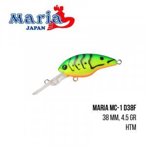 Воблер Maria MC-1 D38F (38mm, 4.5g)  - магазин Fishingstock