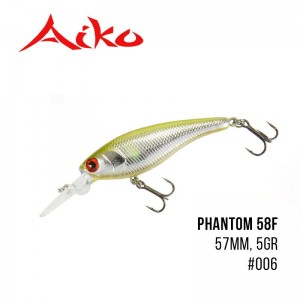 Воблер Aiko Phantom 58SP (57mm, 5gr, 0,6-1,3m) - магазин Fishingstock