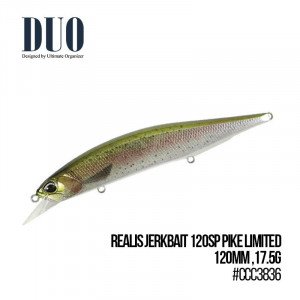 Воблер DUO Realis Jerkbait 120SP Pike Limited (120mm, 17.5g) - магазин Fishingstock