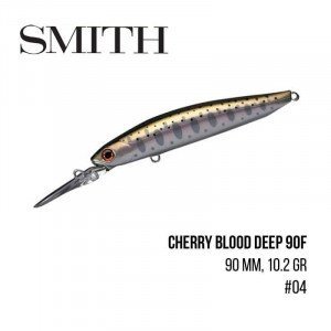 Воблер Smith Cherry Blood Deep 90F (90mm, 10,2g)  - магазин Fishingstock