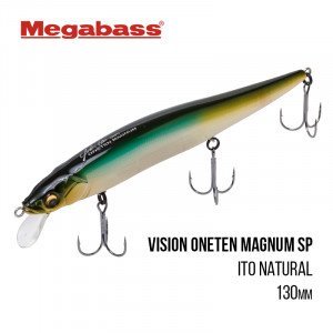 Воблер Megabass Vision OneTen Magnum SP (130mm, 21,2gr, 1-1,2m) - магазин Fishingstock
