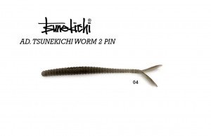 Приманка AD.Tsunekichi Worm 2 pin - магазин Fishingstock