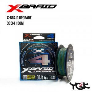 Шнур плетеный YGK X-Braid Upgrade 3C X4 150m 