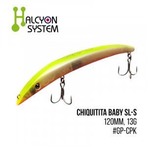 Воблер Halcyon System Chiquitita Baby SL-S (120mm, 13g) - магазин Fishingstock