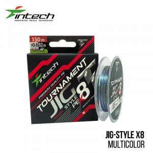 Шнур плетеный Intech Tournament Jig Style PE X8 Multicolor 150m 