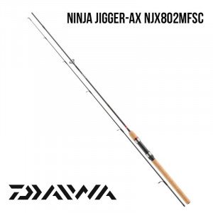 Спінінг Daiwa Ninja Jigger-AX NJX802MFSC 2.4m 8-35gr