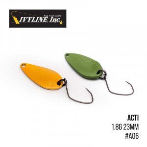 Блешня  Ivyline Acti 1.8g 23mm - магазин Fishingstock