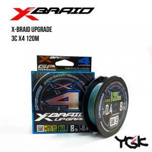 Шнур плетеный YGK X-Braid Upgrade 3C X4 120m 