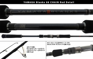 Спінінг Yamaga Blanks 88 CHAIN