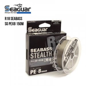 Шнур плетений Seaguar R18 Seabass SG PEx8, 150м 