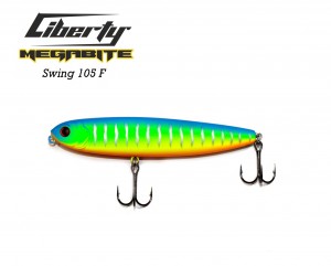 Воблер Megabite  Swing 105 F (105 мм, 16,3 гр)