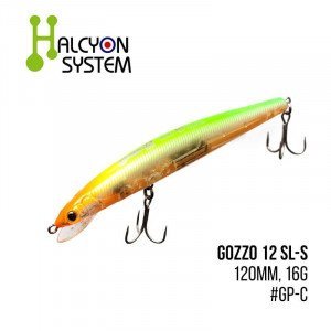 Воблер Halcyon System Gozzo 12 Sl-S (120mm, 16g) - магазин Fishingstock