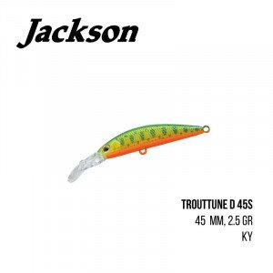 Воблер Jackson TroutTune D 45S (45mm, 2.5g) - магазин Fishingstock