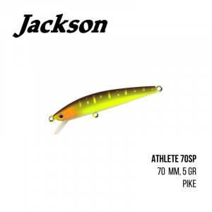 Воблер Jackson Athlete 70SP (70mm, 5g) - магазин Fishingstock