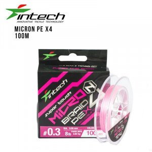 Шнур плетений Intech MicroN PE X4 100m 