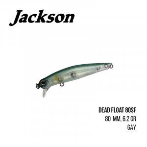 Воблер Jackson Dead Float 80SF (80mm, 6.2g) - магазин Fishingstock