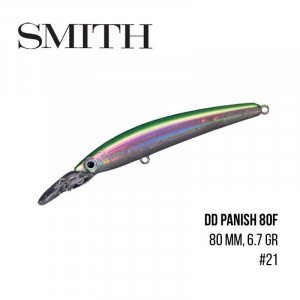 Воблер Smith DD Panish 80F (80mm, 6,7g)  - магазин Fishingstock