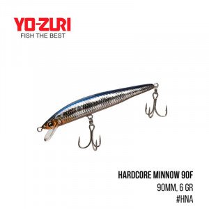 Воблер Yo-Zuri Hardcore Minnow 90F (90mm, 6 gr,) - магазин Fishingstock