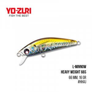 Воблер Yo-Zuri L-Minnow Heavy Weight 66S (66mm, 16 gr, 1,5 m) - магазин Fishingstock