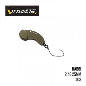 Блешня Ivyline Habbi 2.4g 25mm - магазин Fishingstock