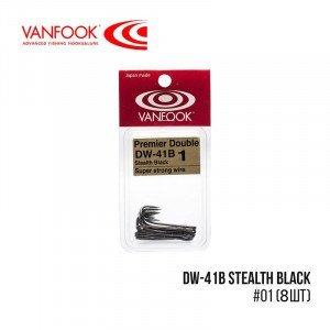 Крючки Vanfook двойные DW-41B Stealth Black