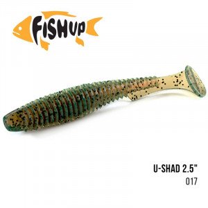 Приманка FishUp U-Shad 2.5" (9шт) - магазин Fishingstock