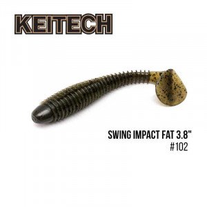 Приманка Keitech Swing Impact Fat 3.8" (6 шт) - магазин Fishingstock