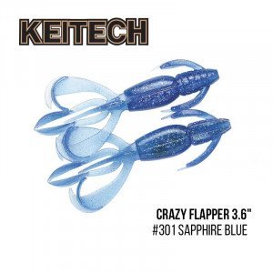 Приманка Keitech Crazy Flapper 3.6" (7шт) - магазин Fishingstock