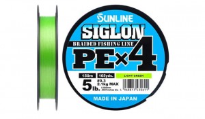 Шнур Sunline Siglon PE х4 150m (салат.)