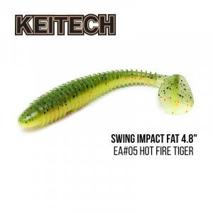Приманка Keitech Swing Impact Fat 4.8" (5 шт) - магазин Fishingstock