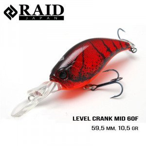 Воблер Raid Level Crank Mid (59.5mm, 10.5g) - магазин Fishingstock