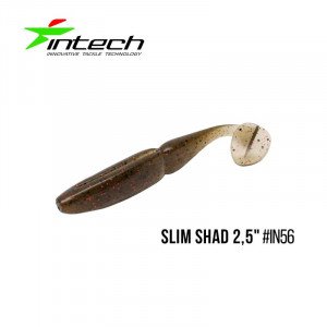 Приманка Intech Slim Shad 2,5"(12 шт) - магазин Fishingstock