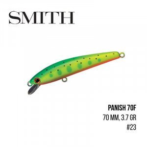 Воблер Smith Panish 70F (70mm, 3,7g)  - магазин Fishingstock