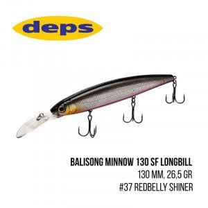 Воблер Deps Balisong Minnow 130 SF Longbill(130 мм, 26,5 гр, 2,5-3m) - магазин Fishingstock