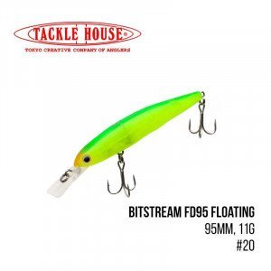 Воблер Tackle House Bitstream FD95 Floating (95mm, 11g,) - магазин Fishingstock