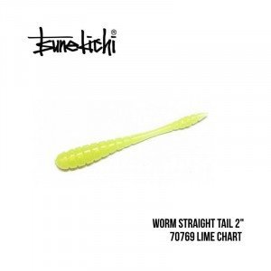Приманка Tsunekichi Worm Straight Tail 2" (9 шт.) - магазин Fishingstock