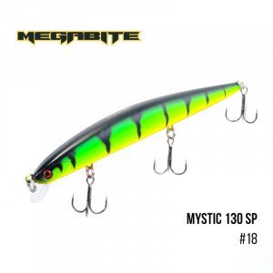 Воблер Megabite  Mystic 130 SP (130 мм, 18,4 гр, 0,5 m) - магазин Fishingstock