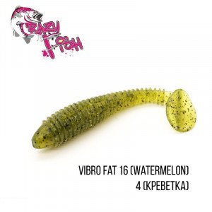 Приманка Crazy Fish Vibro Fat 16 (watermelon)  5 шт. - магазин Fishingstock