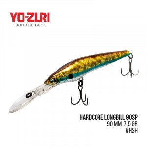 Воблер Yo-Zuri Hardcore Longbill 90SP (90mm, 12 gr, 3,5 m) - магазин Fishingstock