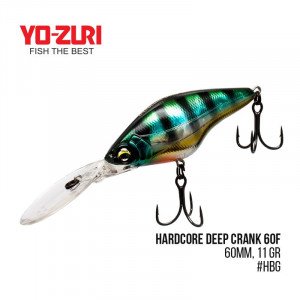 Воблер Yo-Zuri Hardcore Deep Crank 60F (60mm, 11 gr, 3,5m) - магазин Fishingstock