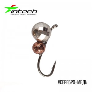 Мормишка Intech Ice Jig Мураха з петелькою (мілка грань) ø4.0*2.5 (1шт) - фото