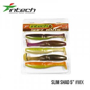 Приманка Intech Slim Shad 5" (5 шт) - магазин Fishingstock